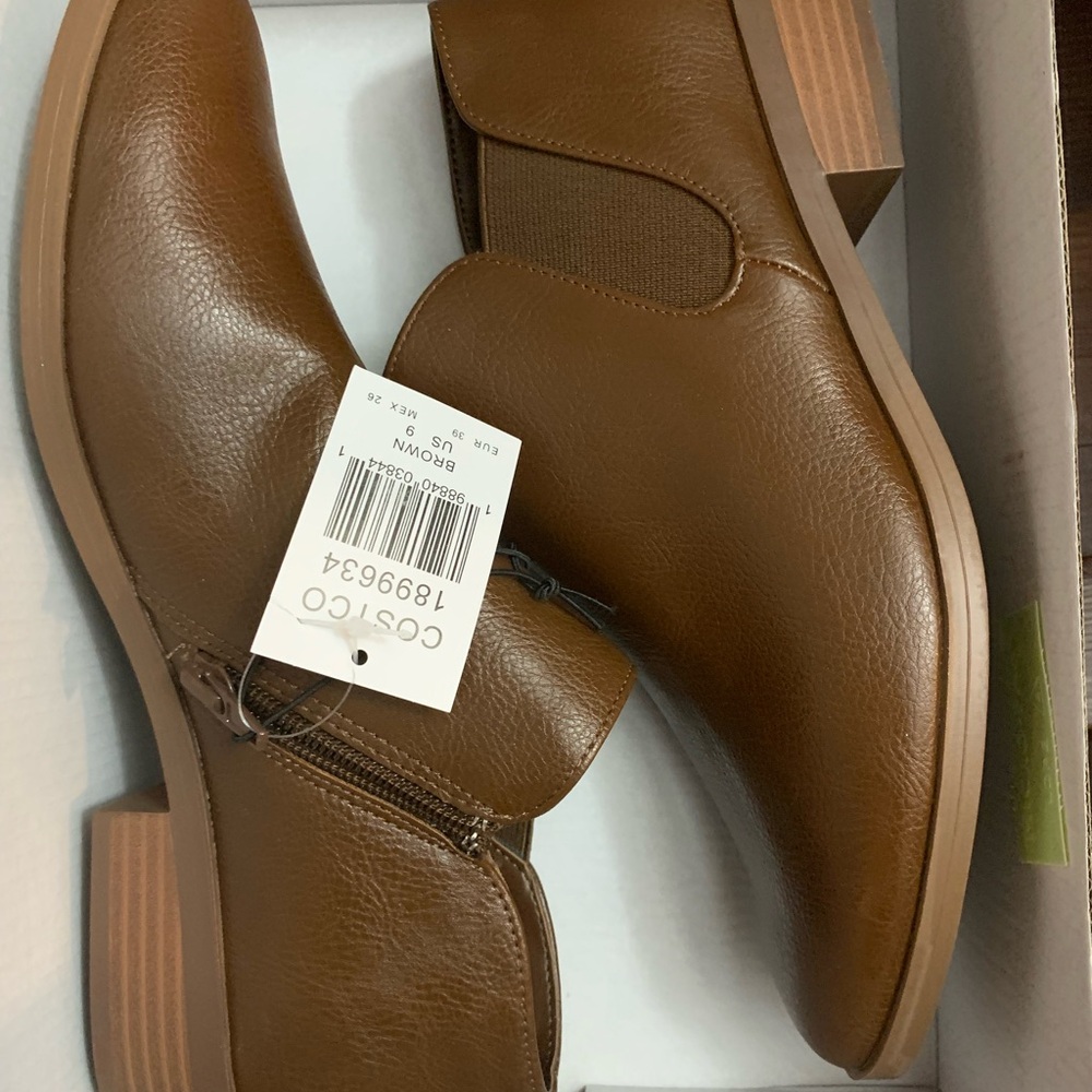 New Kensie Women's Sammy Brown Ankle Boots Bootie Size 9, 10, 7.5, 7, 6.5 - Picture 4 of 15